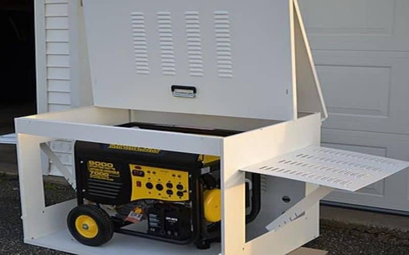 Using generator baffle box
