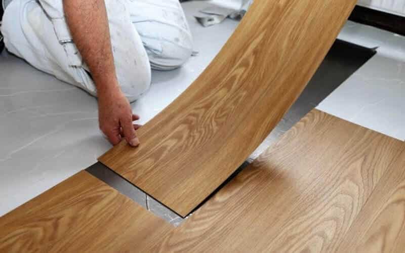 Vinyl plank flooring is lightweight. 